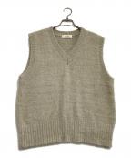 Ernie Paloアーニーパロ）の古着「ニットベスト Fur Yarn Knit Vest」｜ベージュ