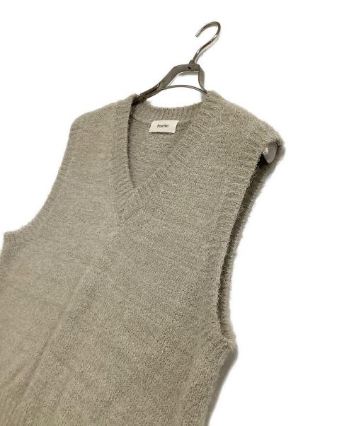 Ernie Palo（アーニーパロ）Ernie Palo (アーニーパロ) ニットベスト 	Fur Yarn Knit Vest ベージュ サイズ:48の古着・服飾アイテム