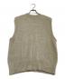 Ernie Palo (アーニーパロ) ニットベスト 	Fur Yarn Knit Vest ベージュ サイズ:48：6000円