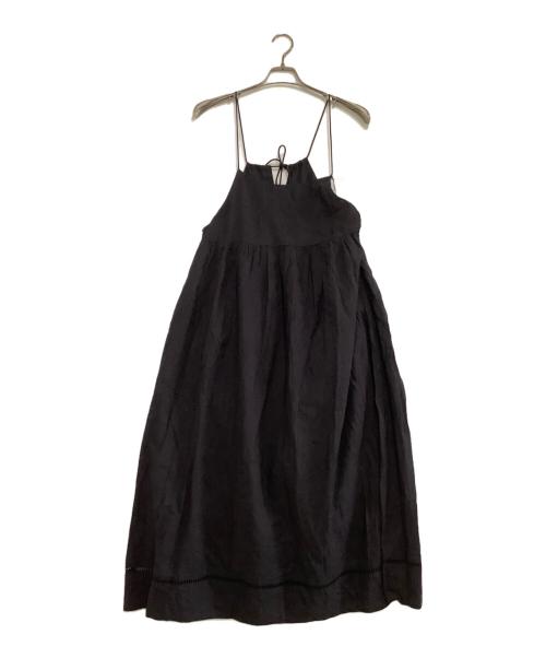 normment（ノーメント）normment (ノーメント) キャミソールワンピース ブラック サイズ:freeの古着・服飾アイテム