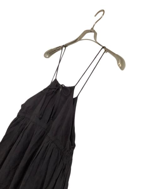 normment（ノーメント）normment (ノーメント) キャミソールワンピース ブラック サイズ:freeの古着・服飾アイテム