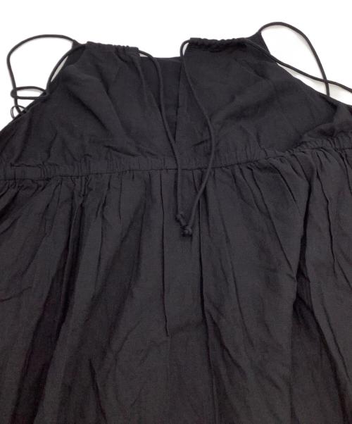 normment（ノーメント）normment (ノーメント) キャミソールワンピース ブラック サイズ:freeの古着・服飾アイテム