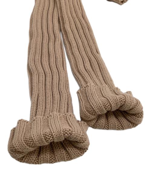 BASERANGE（ベースレンジ）BASERANGE (ベースレンジ) ケーブルニット ブラウン サイズ:XS 未使用品の古着・服飾アイテム