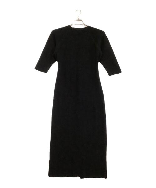 PHOTOCOPIEU（フォトコピュー）PHOTOCOPIEU (フォトコピュー) ニットワンピース ブラック サイズ:36の古着・服飾アイテム