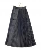 ZUCCAズッカ）の古着「プリーツスカート」｜ネイビー