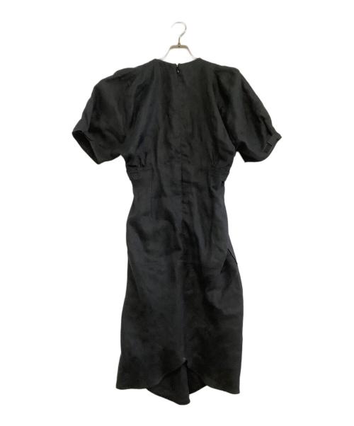 PHOTOCOPIEU（フォトコピュー）PHOTOCOPIEU (フォトコピュー) リネンワンピース ブラック サイズ:38の古着・服飾アイテム