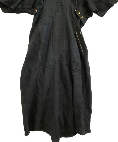 PHOTOCOPIEU（フォトコピュー）PHOTOCOPIEU (フォトコピュー) リネンワンピース ブラック サイズ:38の古着・服飾アイテム