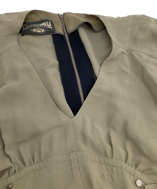 PHOTOCOPIEU（フォトコピュー）PHOTOCOPIEU (フォトコピュー) ワンピース AILEEN オリーブ サイズ:38の古着・服飾アイテム