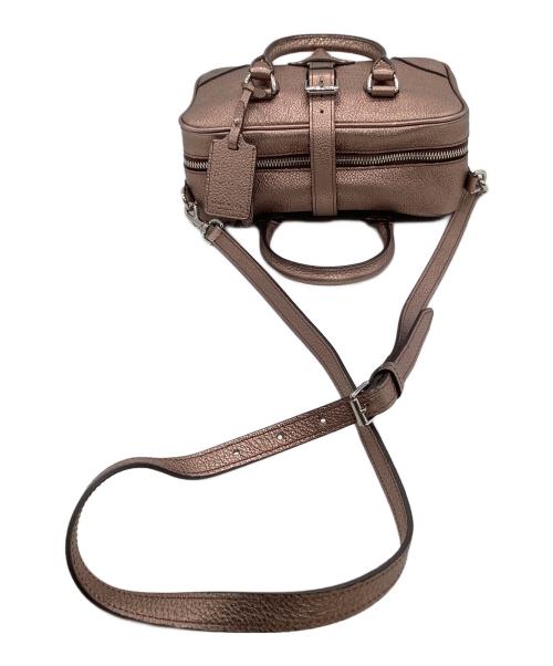 GLOBE-TROTTER（グローブトロッター）GLOBE-TROTTER (グローブトロッター) 2WAYバッグ ピンクの古着・服飾アイテム