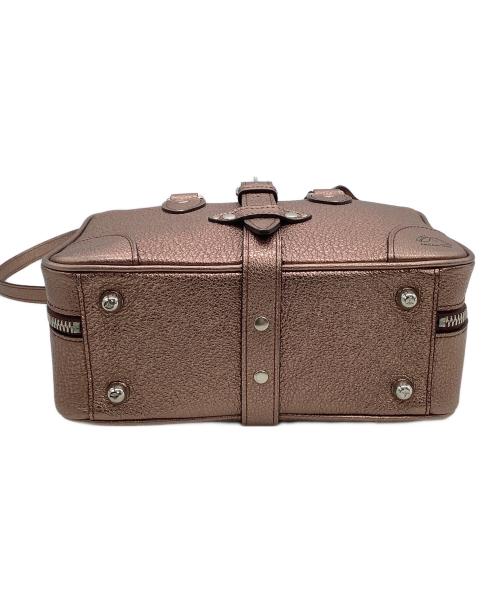 GLOBE-TROTTER（グローブトロッター）GLOBE-TROTTER (グローブトロッター) 2WAYバッグ ピンクの古着・服飾アイテム