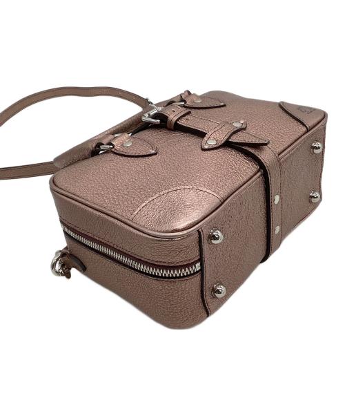 GLOBE-TROTTER（グローブトロッター）GLOBE-TROTTER (グローブトロッター) 2WAYバッグ ピンクの古着・服飾アイテム