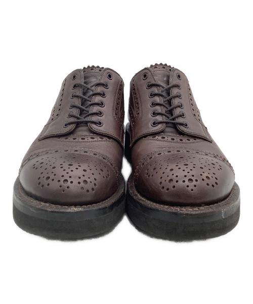 foot the coacher（フットザコーチャー）foot the coacher (フットザコーチャー) ストレートチップシューズ Mendell  VIBRAMソール ブラウン サイズ:7の古着・服飾アイテム