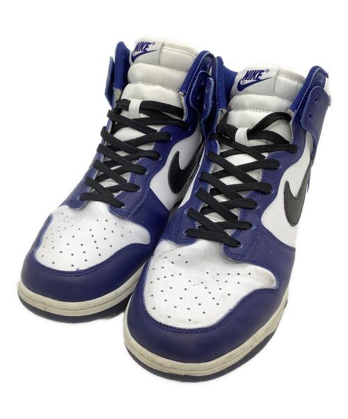 NIKE（ナイキ）NIKE (ナイキ) ハイカットスニーカー DUNK HIGH ブルー×ホワイト サイズ:27.5の古着・服飾アイテム