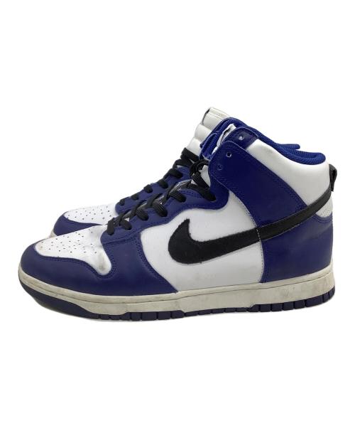 NIKE（ナイキ）NIKE (ナイキ) ハイカットスニーカー DUNK HIGH ブルー×ホワイト サイズ:27.5の古着・服飾アイテム