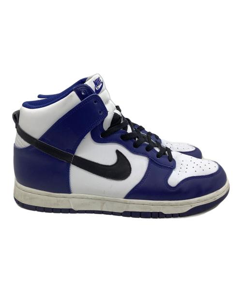 NIKE（ナイキ）NIKE (ナイキ) ハイカットスニーカー DUNK HIGH ブルー×ホワイト サイズ:27.5の古着・服飾アイテム