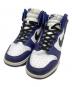 NIKE（ナイキ）の古着「ハイカットスニーカー DUNK HIGH」｜ブルー×ホワイト