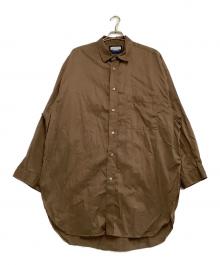 MAISON SPECIAL（メゾンスペシャル）の古着「シャツワンピース」｜ブラウン