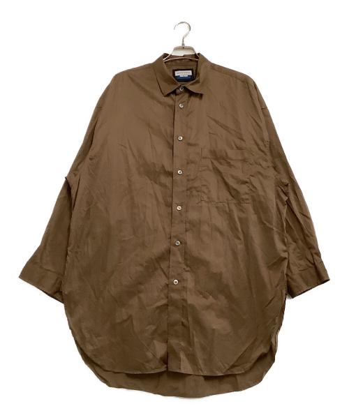 MAISON SPECIAL（メゾンスペシャル）MAISON SPECIAL (メゾンスペシャル) 長袖シャツ ブラウン サイズ:2の古着・服飾アイテム