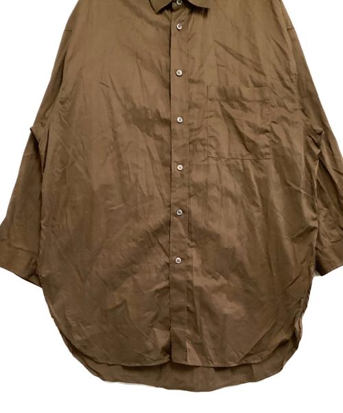 MAISON SPECIAL（メゾンスペシャル）MAISON SPECIAL (メゾンスペシャル) 長袖シャツ ブラウン サイズ:2の古着・服飾アイテム