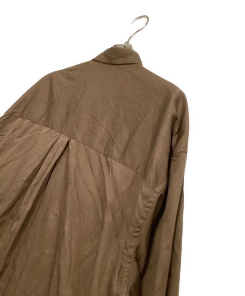 MAISON SPECIAL（メゾンスペシャル）MAISON SPECIAL (メゾンスペシャル) シャツワンピース ブラウン サイズ:2の古着・服飾アイテム