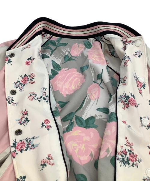 COACH（コーチ）COACH (コーチ) リバーシブルスタジャン ピンク×ホワイト サイズ:表記なしの古着・服飾アイテム