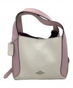 COACHコーチ）の古着「ハドリーホーボー21」｜ピンク×ブラウン