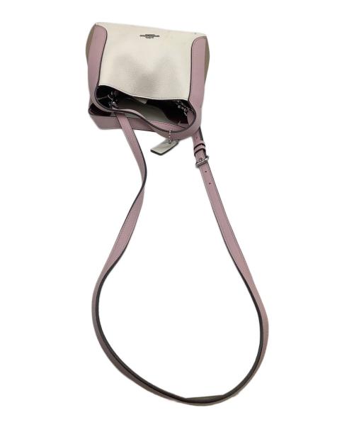 COACH（コーチ）COACH (コーチ) ハドリーホーボー21 ピンク×ブラウンの古着・服飾アイテム