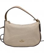 COACHコーチ）の古着「2WAYショルダーバッグ レガシージャガード」｜ベージュ