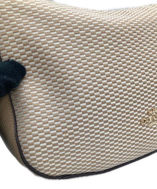 COACH（コーチ）COACH (コーチ) 2WAYショルダーバッグ レガシージャガード ベージュの古着・服飾アイテム