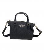 Kate Spadeケイトスペード）の古着「キルティング2WAYショルダーバッグ」｜ブラック