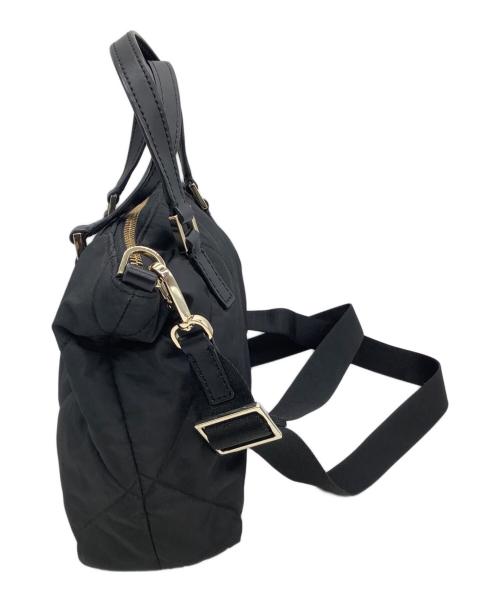 Kate Spade（ケイトスペード）Kate Spade (ケイトスペード) キルティング2WAYショルダーバッグ ブラックの古着・服飾アイテム