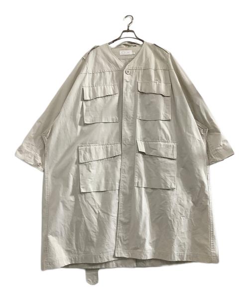 tac:tac（タクタク）tac:tac (タクタク) ミリタリーコート ベージュ サイズ:Mの古着・服飾アイテム