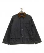 A.P.C.アーペーセー）の古着「コーチジャケット」｜ネイビー×ブラウン