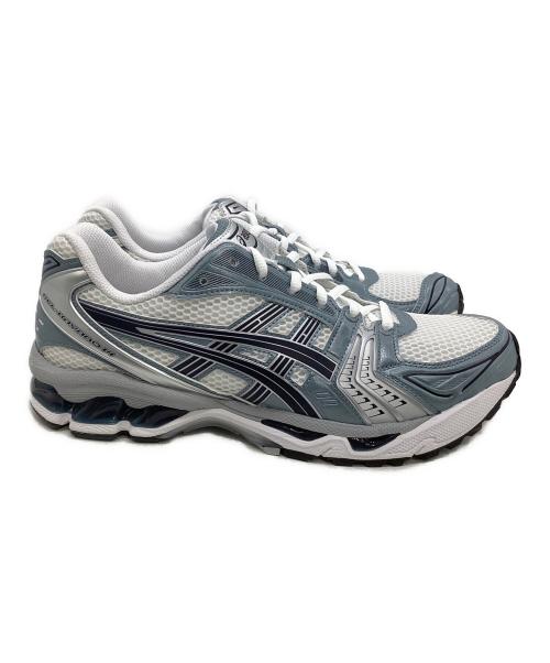asics（アシックス）asics (アシックス) スニーカー GEL-KAYANO 14 グレー×ホワイト サイズ:27.5の古着・服飾アイテム