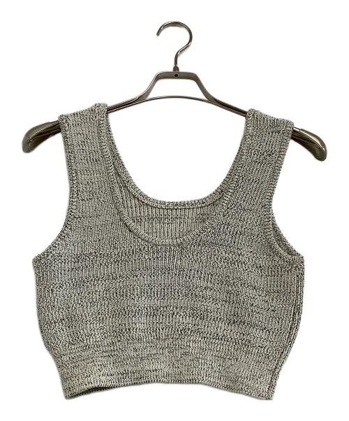 CLANE（クラネ）CLANE (クラネ) アンサンブルカーディガン BUSTIER SET KNIT グレー サイズ:2 未使用品の古着・服飾アイテム