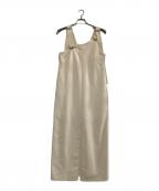 CLANEクラネ）の古着「サロペットワンピース」｜アイボリー