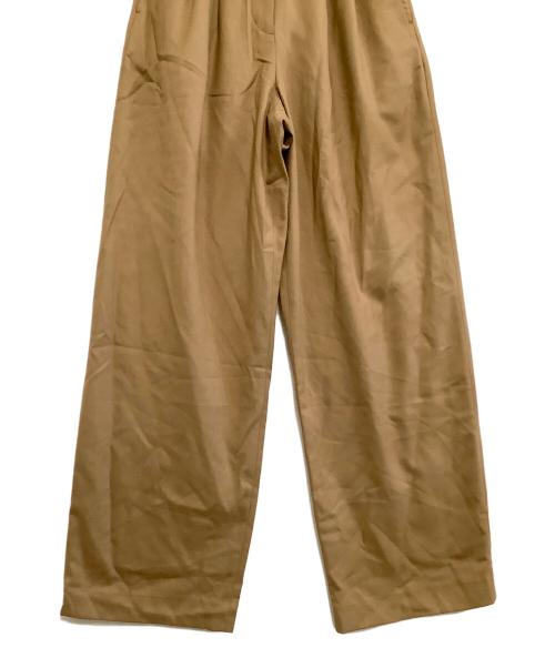 CLANE（クラネ）CLANE (クラネ) タックパンツ　	WOOL BASIC TUCK PANTS ブラウン 未使用品の古着・服飾アイテム