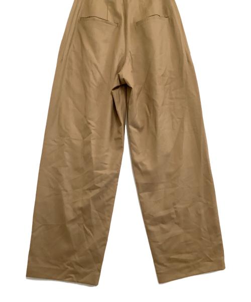 CLANE（クラネ）CLANE (クラネ) タックパンツ　	WOOL BASIC TUCK PANTS ブラウン 未使用品の古着・服飾アイテム