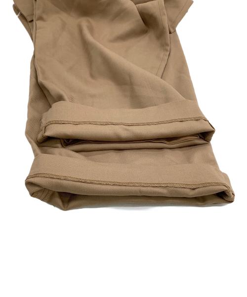 CLANE（クラネ）CLANE (クラネ) タックパンツ　	WOOL BASIC TUCK PANTS ブラウン 未使用品の古着・服飾アイテム