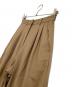 中古・古着 CLANE (クラネ) タックパンツ　	WOOL BASIC TUCK PANTS ブラウン 未使用品：9000円