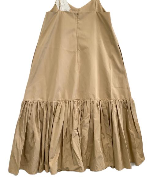 CLANE（クラネ）CLANE (クラネ) キャミソールワンピース 	VOLUME GATHER CAMISOLE DRESS ベージュ サイズ:1 未使用品の古着・服飾アイテム