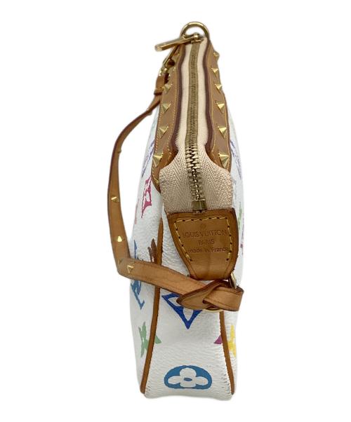 LOUIS VUITTON（ルイ ヴィトン）LOUIS VUITTON (ルイ ヴィトン) アクセサリーポーチ モノグラム・マルチカラー ポシェット・アクセソワール ホワイトの古着・服飾アイテム