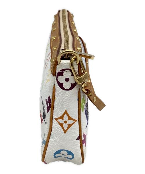 LOUIS VUITTON（ルイ ヴィトン）LOUIS VUITTON (ルイ ヴィトン) アクセサリーポーチ モノグラム・マルチカラー ポシェット・アクセソワール ホワイトの古着・服飾アイテム