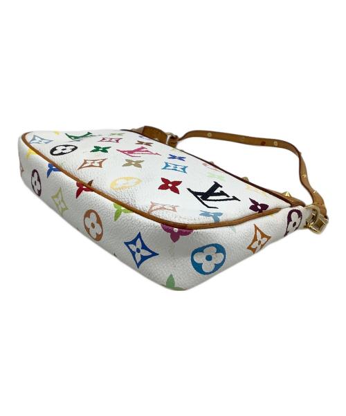 LOUIS VUITTON（ルイ ヴィトン）LOUIS VUITTON (ルイ ヴィトン) アクセサリーポーチ モノグラム・マルチカラー ポシェット・アクセソワール ホワイトの古着・服飾アイテム