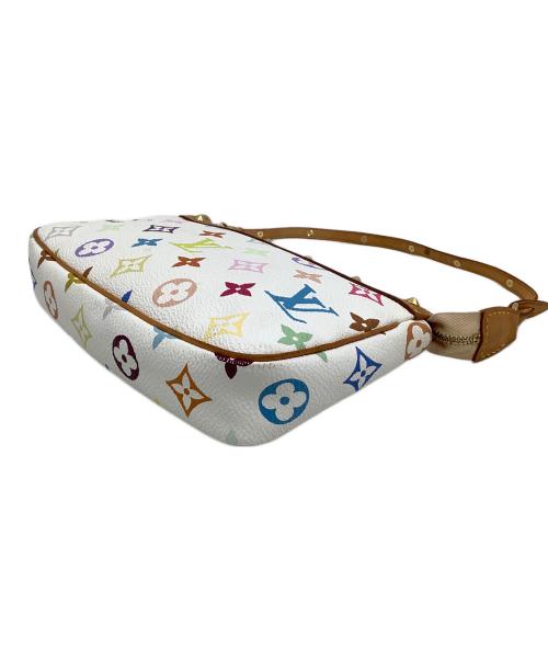 LOUIS VUITTON（ルイ ヴィトン）LOUIS VUITTON (ルイ ヴィトン) アクセサリーポーチ モノグラム・マルチカラー ポシェット・アクセソワール ホワイトの古着・服飾アイテム