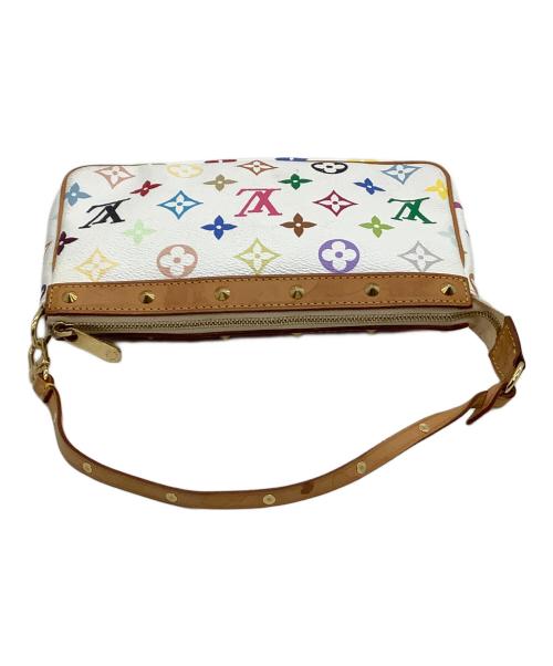 LOUIS VUITTON（ルイ ヴィトン）LOUIS VUITTON (ルイ ヴィトン) アクセサリーポーチ モノグラム・マルチカラー ポシェット・アクセソワール ホワイトの古着・服飾アイテム