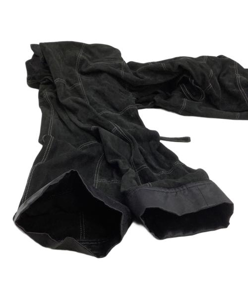 Denham（デンハム）Denham (デンハム) スウェードキモノジャケット　10 DENHAM YEAR ANNIVERSARY ブラック サイズ:Lの古着・服飾アイテム