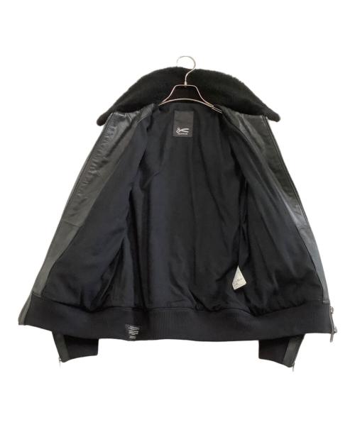 Denham（デンハム）Denham (デンハム) A-2レザージャケット ブラック サイズ:Mの古着・服飾アイテム