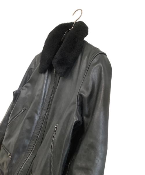 Denham（デンハム）Denham (デンハム) A-2レザージャケット ブラック サイズ:Mの古着・服飾アイテム