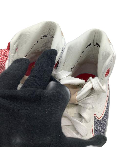 NIKE（ナイキ）NIKE (ナイキ) Denham (デンハム) ミッドカットスニーカー BLAZER MID '77 ホワイト×ネイビー サイズ:28の古着・服飾アイテム